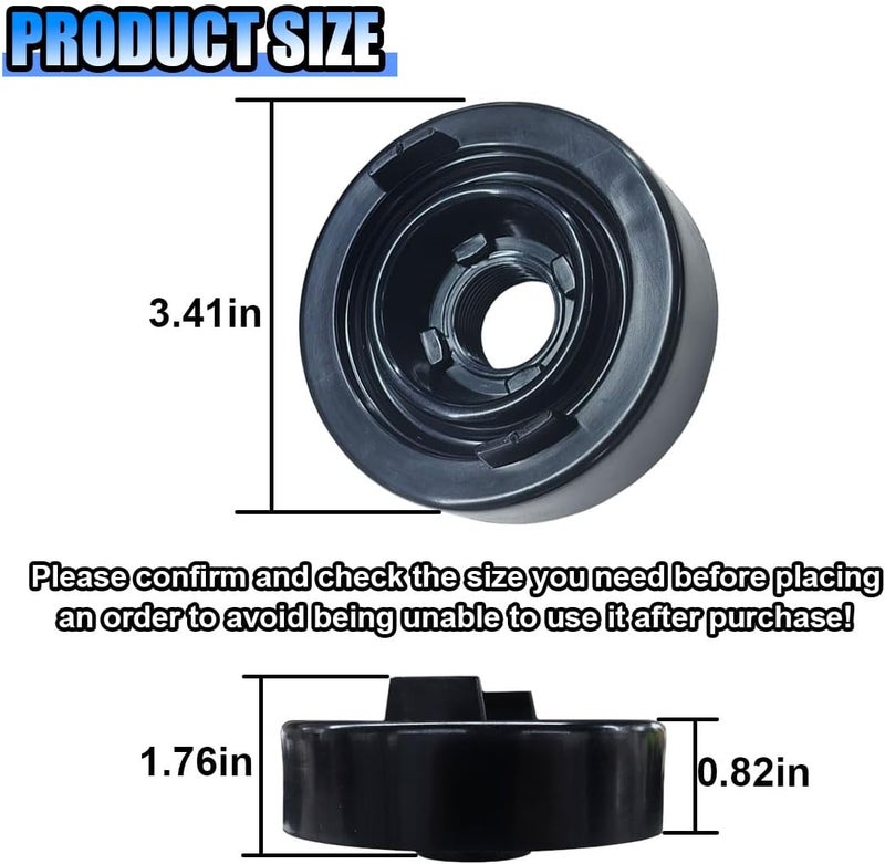 BDZMC 2PCS Car Headlight Cover, 85mm Headlight Dust Cover with 20mm Hole, Rubber Seal Protective Cover for H4 Bulb Housing Conversion, Auto Replacement Accessories for Cars, SUVs, Trucks (3.3inch) - Image 2